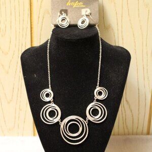 Women's Hope Collection Necklace & Earrings Set - New